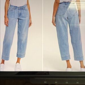 NYDJ Women's Sky Blue Straight Leg Jeans